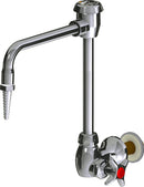 Chicago Faucets LWS5-C12-F Laboratory Faucet, Wall-Mount