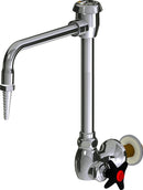 Chicago Faucets LWS5-C14-H Laboratory Faucet, Wall-Mount