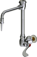Chicago Faucets LWS5-C16-H Laboratory Faucet, Wall-Mount