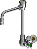 Chicago Faucets LWS5-C21-F Laboratory Faucet, Wall-Mount