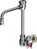 Chicago Faucets LWS5-C22-F Laboratory Faucet, Wall-Mount