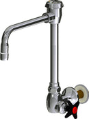 Chicago Faucets LWS5-C24-H Laboratory Faucet, Wall-Mount