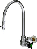 Chicago Faucets LWS5-C33-B Laboratory Faucet, Wall-Mount