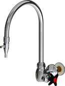 Chicago Faucets LWS5-C34-B Laboratory Faucet, Wall-Mount