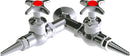 Chicago Faucets LWV1-A12-60 Laboratory Water Valve, Wall-Mount