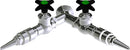 Chicago Faucets LWV1-A43-60 Laboratory Water Valve, Wall-Mount
