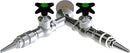Chicago Faucets LWV1-A43-65 Laboratory Water Valve, Wall-Mount