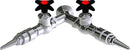 Chicago Faucets LWV1-A44-60 Laboratory Water Valve, Wall-Mount