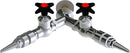 Chicago Faucets LWV1-A44-65 Laboratory Water Valve, Wall-Mount