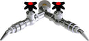 Chicago Faucets LWV1-A54-65 Laboratory Water Valve, Wall-Mount