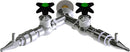 Chicago Faucets LWV1-A63-65 Laboratory Water Valve, Wall-Mount
