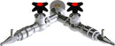 Chicago Faucets LWV1-A64-65 Laboratory Water Valve, Wall-Mount