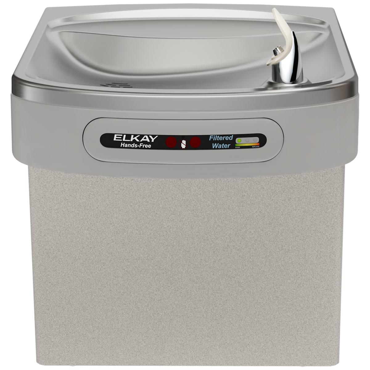 Elkay Cooler Wall Mount ADA Hands-Free Filtered Refrigerated, Light Gray Granite LZO8L