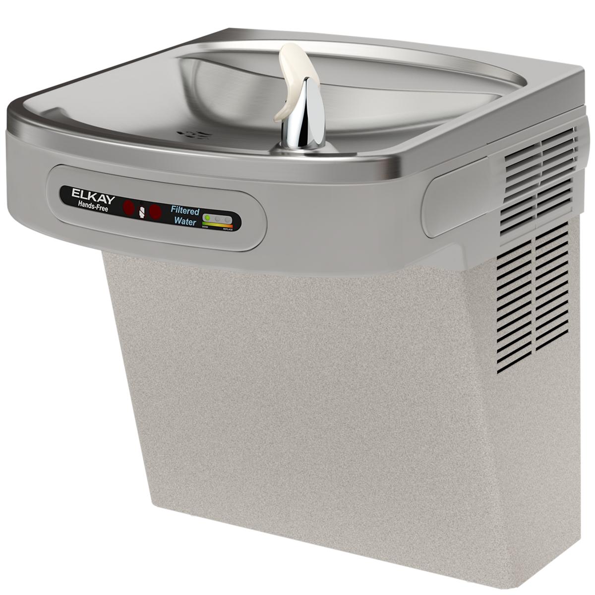 Elkay Cooler Wall Mount ADA Hands-Free Filtered Refrigerated, Light Gray Granite LZO8L