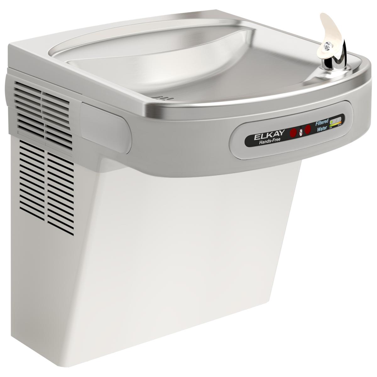 Elkay Cooler Wall Mount ADA Hands-Free Filtered Refrigerated Stainless LZO8S