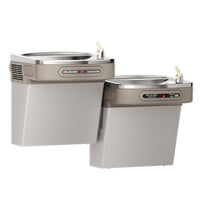 Elkay Dual Hands-free Activation Bi-level ADA Cooler Filtered Refrigerated Light, 8.0 GPH, Light Gray Granite LZOOSTL8LC