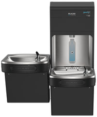 Elkay Pro Filtration Bottle Filling Station & Bi-Level ADA Cooler w/ Ultra Capacity Lead Filter -, Filtered LZSTL8WSBPRO