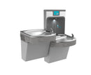 Elkay Enhanced Bottle Filler & Bi-Level ADA Cooler Refrigerated Light Gray Granite High Capacity Lead Drop Down Wrapper LZSTL8WSLP