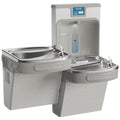 Elkay Enhanced Bottle Filler & Bi-Level ADA Cooler Refrigerated Light Gray Granite High Capacity Lead Drop Down Wrapper LZSTL8WSLP