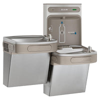 Elkay ezH2O Bottle Filling Station & Versatile Bi-Level ADA Vandal-Resistant Cooler, Filtered Non-Refrigerated Stainless LZSTLDDWSVRSK