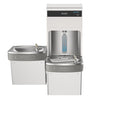 Elkay Pro Filtration Bottle Filling Station & Bi-Level ADA Cooler Non-Ref SS Gray Total PFAS** + Sediment Prefilter LZSTLDWSSPRO-FLP4-FSR5