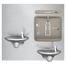 Elkay ezH2O Bottle Filling Station with Bi-Level Integral SwirlFlo Fountain, Filtered, Stainless Steel LZWS-EDFPBM117K