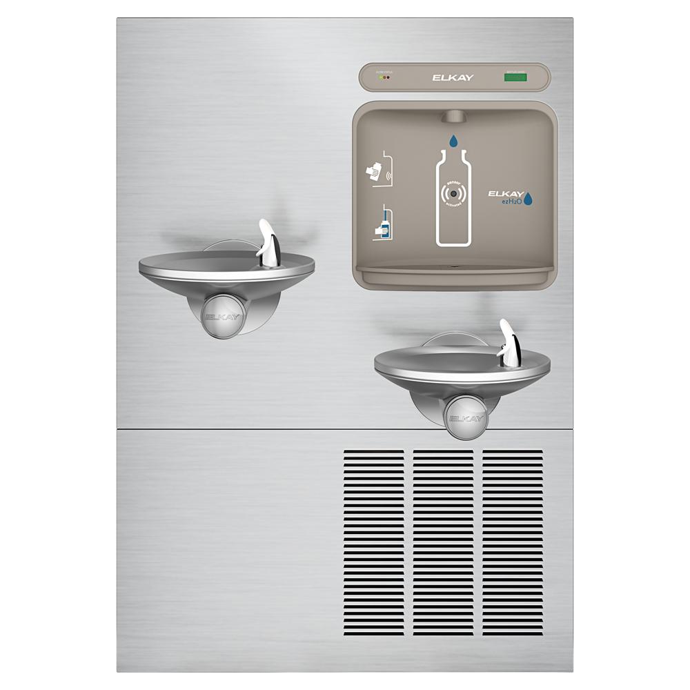 Elkay ezH2O Bottle Filling Station with Bi-Level Integral SwirlFlo Fountain, Filtered, 8.0 GPH LZWS-LRPBM28K