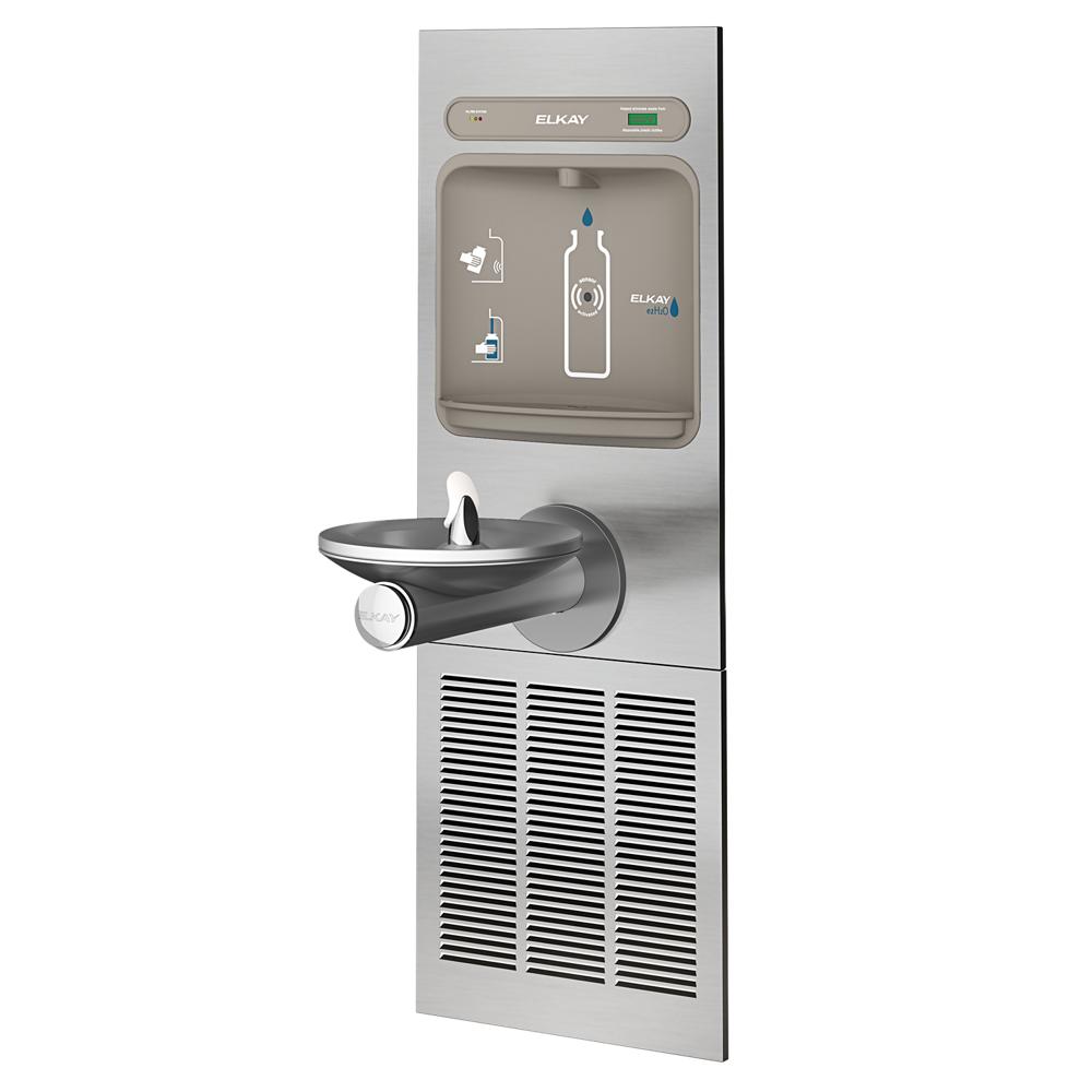 Elkay ezH2O Bottle Filling Station with Integral SwirlFlo Fountain Refrigerated, Filtered, 8.0 GPH LZWS-LRPBM8K