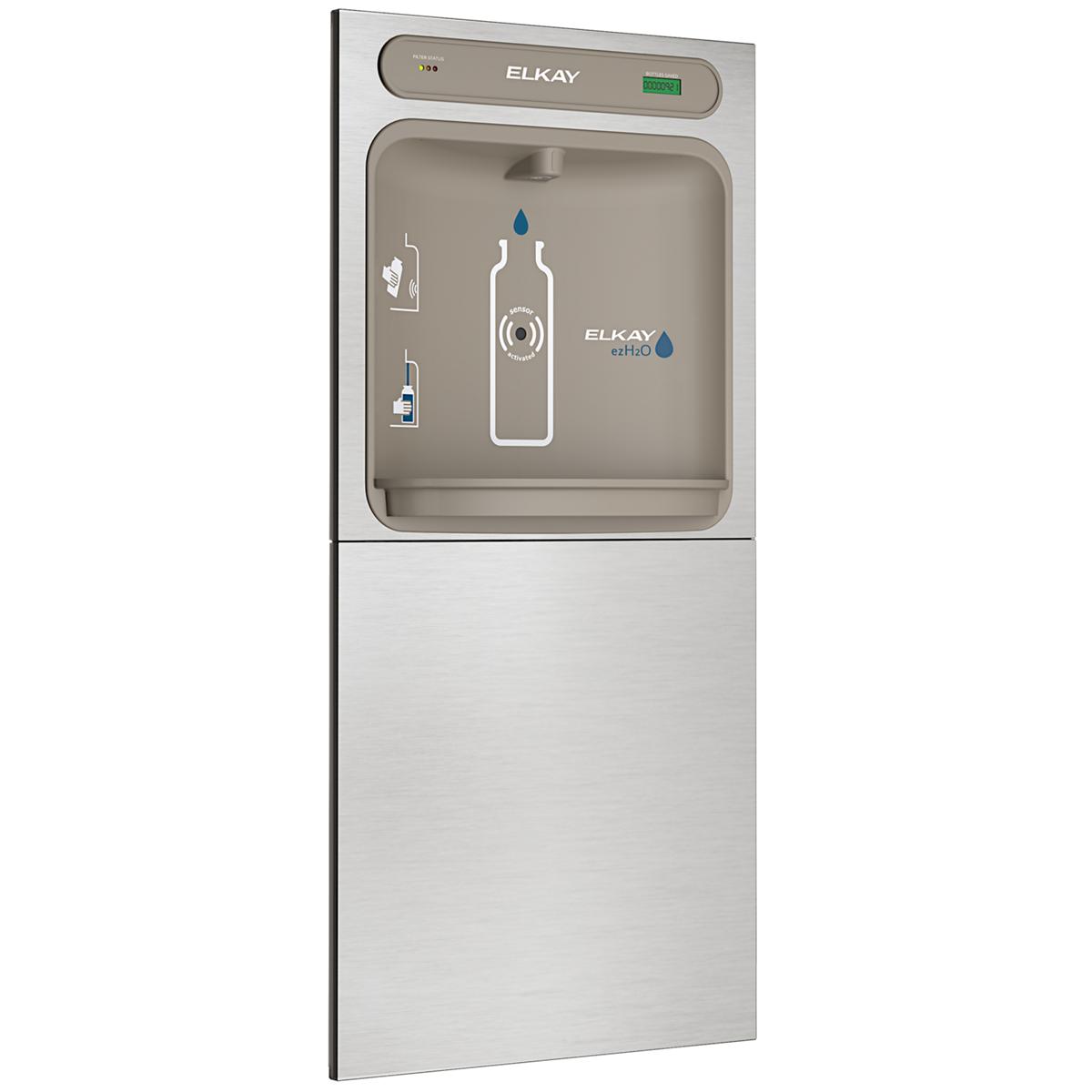 Elkay ezH2O In-Wall Bottle Filling Station, Filtered Non-Refrigerated Stainless LZWSDK
