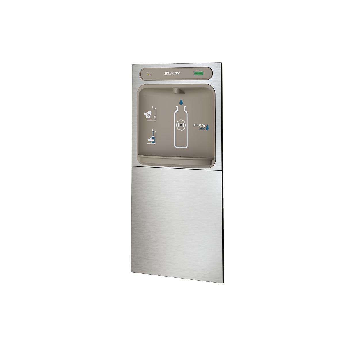 Elkay ezH2O In-Wall Bottle Filling Station with Mounting Frame, Filtered Non-Refrigerated Stainless LZWSMDK