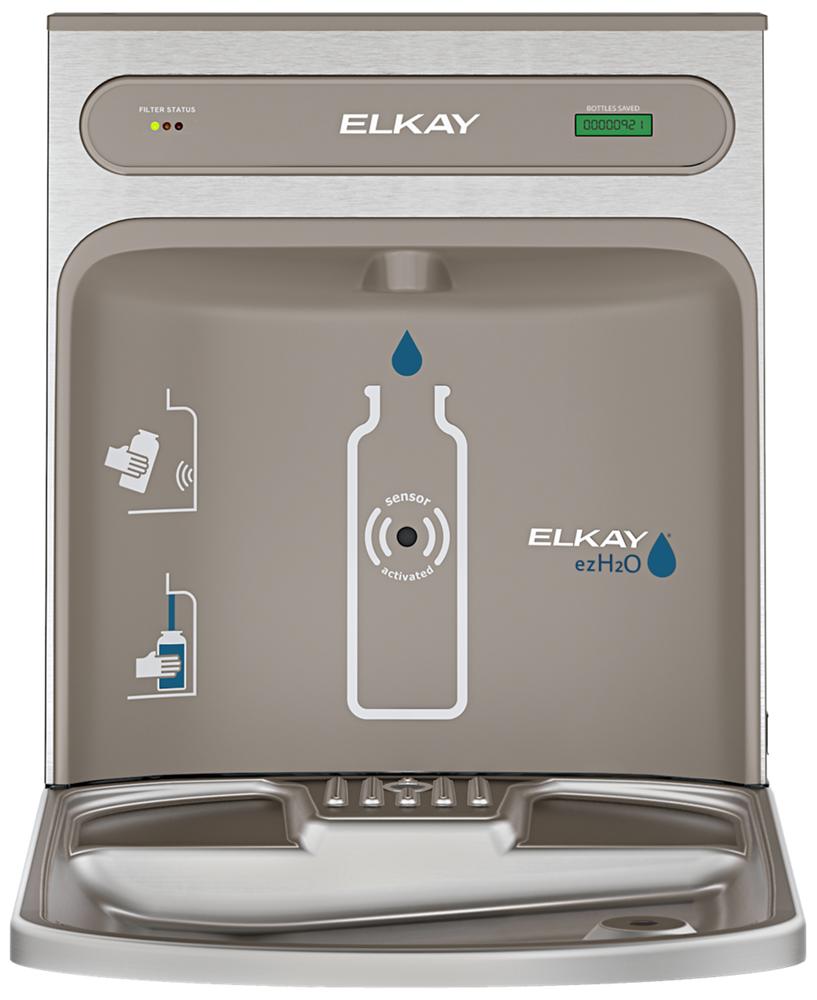 Elkay ezH2O RetroFit Bottle Filling Station Kit for EZ Family, Filtered, Stainless Steel LZWSRK