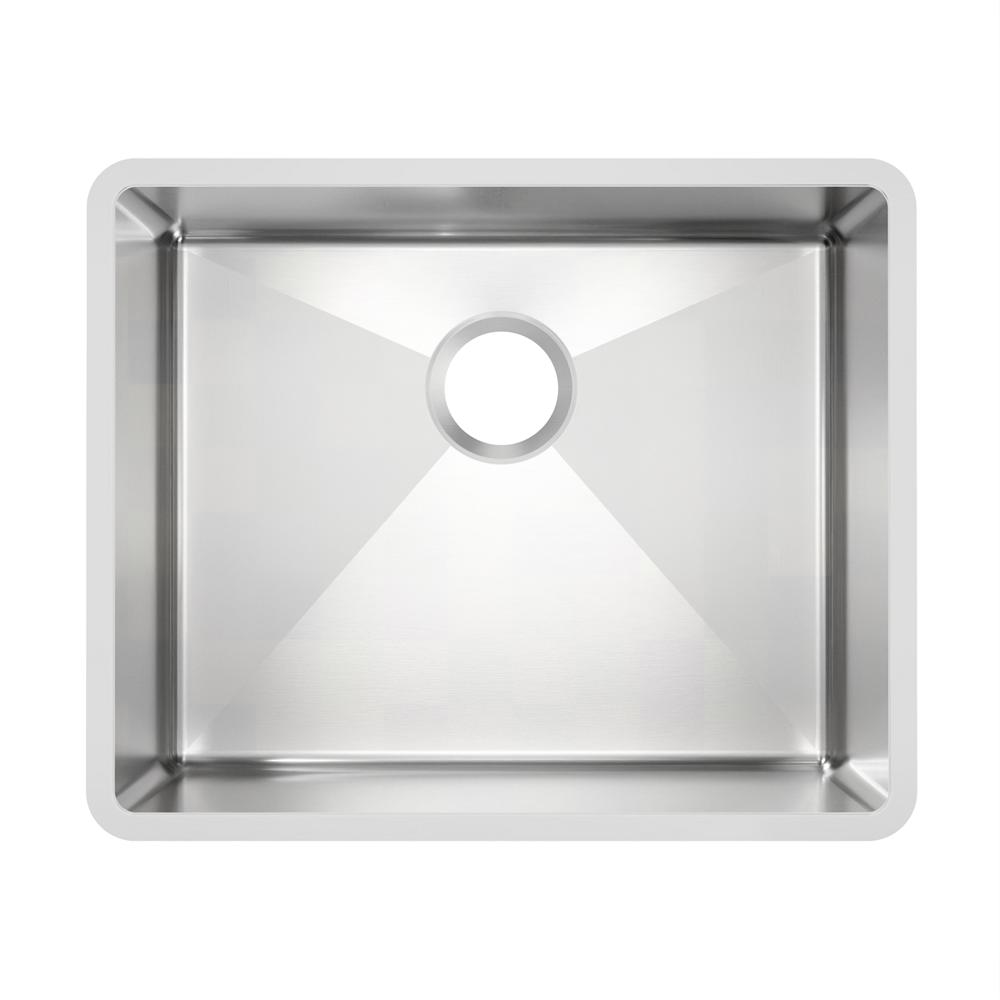 Elkay SS Sink, 22-1/2" x 18-1/2" x 9", Undermount, Single Bowl, 18 Ga, 10 Pack MFD105-10