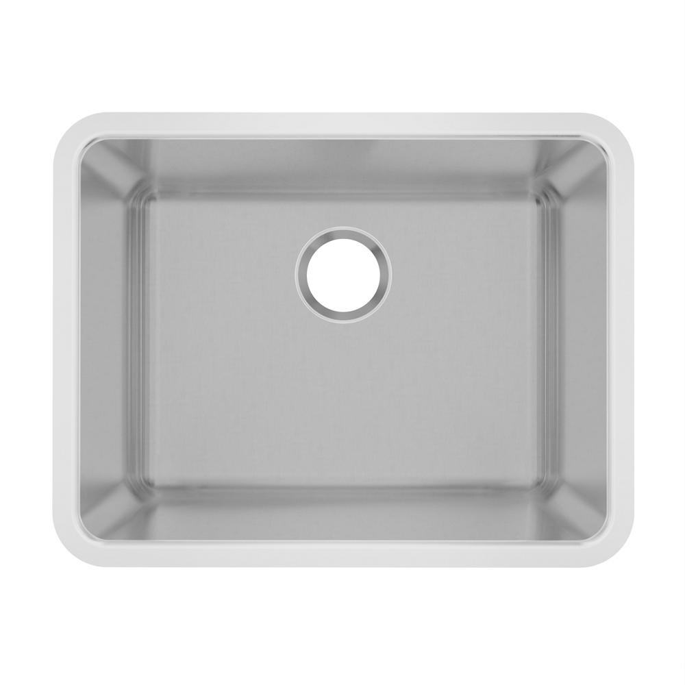 Elkay SS Sink, 23" x 18" x 9", Undermount, Single Bowl, 18 Ga, 50 Pack MFD107-50