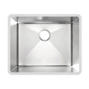 Elkay SS Sink, 22-1/2" x 18-1/2" x 5 1/2", Undermount, Single Bowl, 18 Ga MFD115