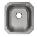 Elkay SS Sink, 16-1/2" x 18-1/4" x 5-1/2" Undermount, Single Bowl, 18 Gauge, 10 Pack MFV105-10