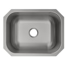 Elkay SS Sink, 23-1/2" x 18-1/4" x 8", Undermount, Single Bowl, 20 Gauge, 50 Pack MFV108-50