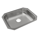 Elkay SS Sink, 23-1/2" x 18-1/4" x 5-1/2", Undermount, Single Bowl, 18 Gauge MFV109