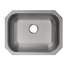 Elkay SS Sink, 23-1/2" x 18-1/4" x 5-1/2", Undermount, Single Bowl, 18 Gauge, 10 Pack MFV109-10