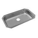 Elkay SS Sink, 30-1/2" x 18-1/4" x 5-1/2", Undermount, Single Bowl, 18 Gauge MFV113