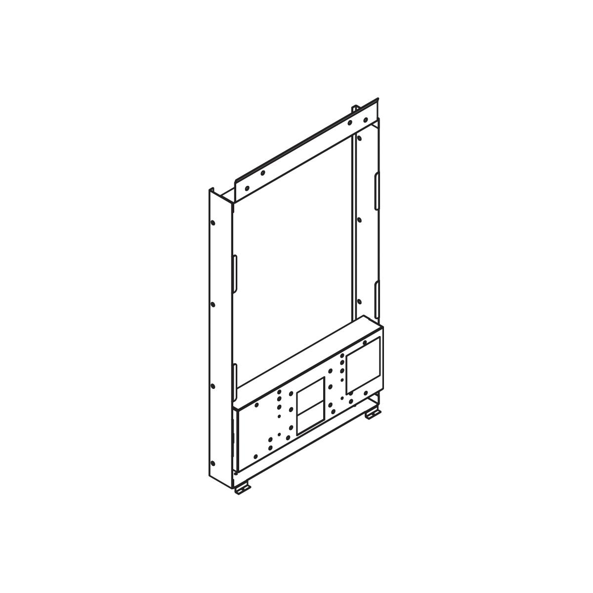 Elkay Mounting Frame for Single-station In-wall Non-refrigerated SwirlFlo Bottle Filling Stations MFWSF100