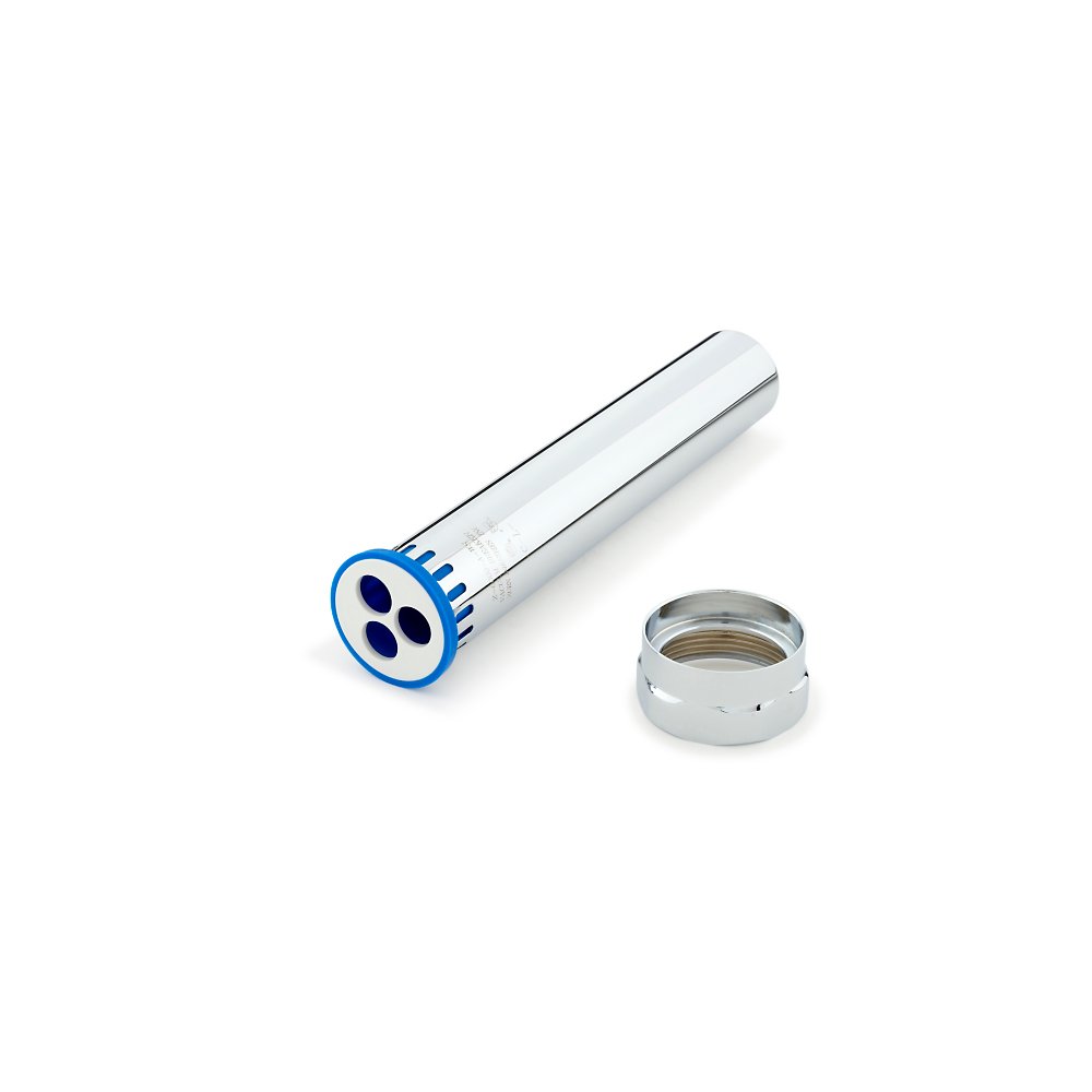 Zurn P6000-A-AA-CP 1 ½” X 8 ½” Vacuum Breaker/Backflow Preventer with Flush Tube and Nut in Polished Chrome Finish