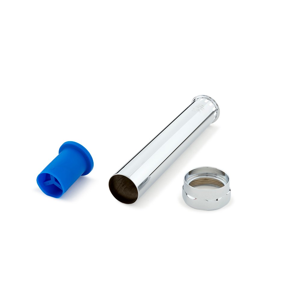 Zurn P6000-A-AA-CP 1 ½” X 8 ½” Vacuum Breaker/Backflow Preventer with Flush Tube and Nut in Polished Chrome Finish