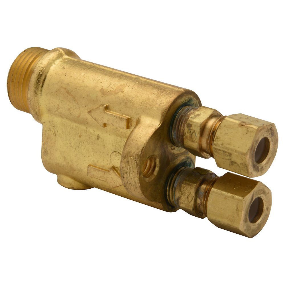Zurn PH6000-HYA-FW Hydraulic Actuator Assembly for Fixture Wall, Brass