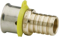Viega 97840 3/4" PEX Press x 3/4" PB Lead-Free PureFlow Press Adapter, Silicon Bronze (Pack of 10)