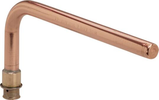 Viega 92446 1" PEX Press x 1" Street PureFlow Press 90° Stub-Out, Brazed Copper (Pack of 25)