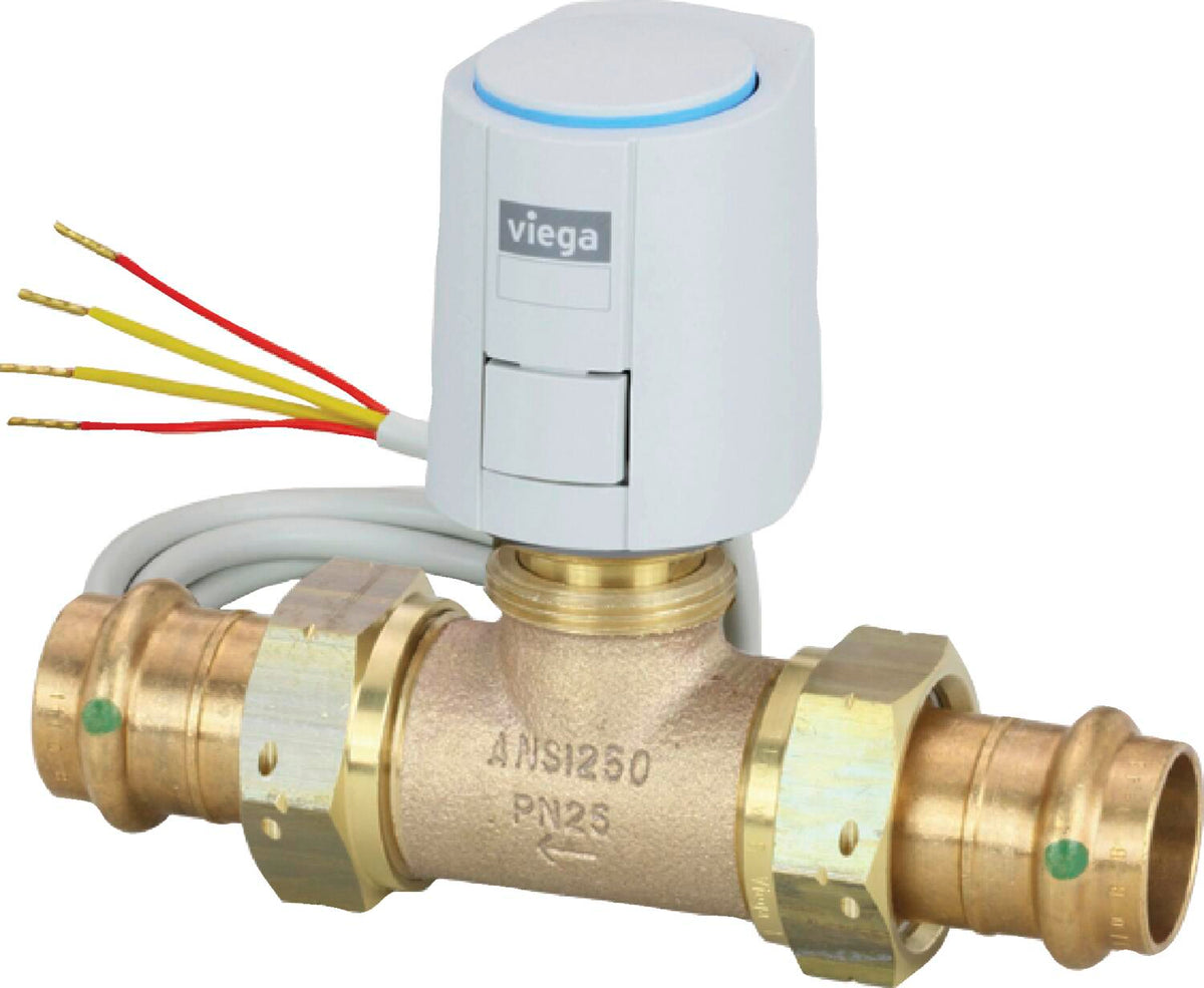 Viega 17232 3/4" Zone Valve, ProPress x ProPress, 24 V