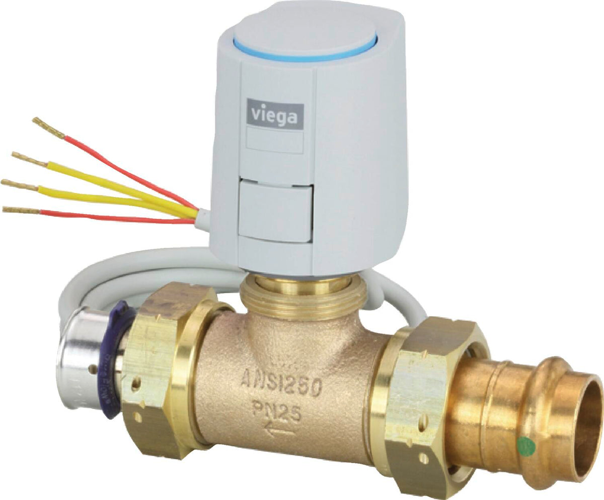 Viega 17234 3/4" Zone Valve, ProPress x PEX Press, 24 V