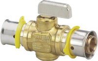 Viega 94541 PureFlow Press Ball Valve, 3/4", PEX Press x PEX Press (Pack of 10)