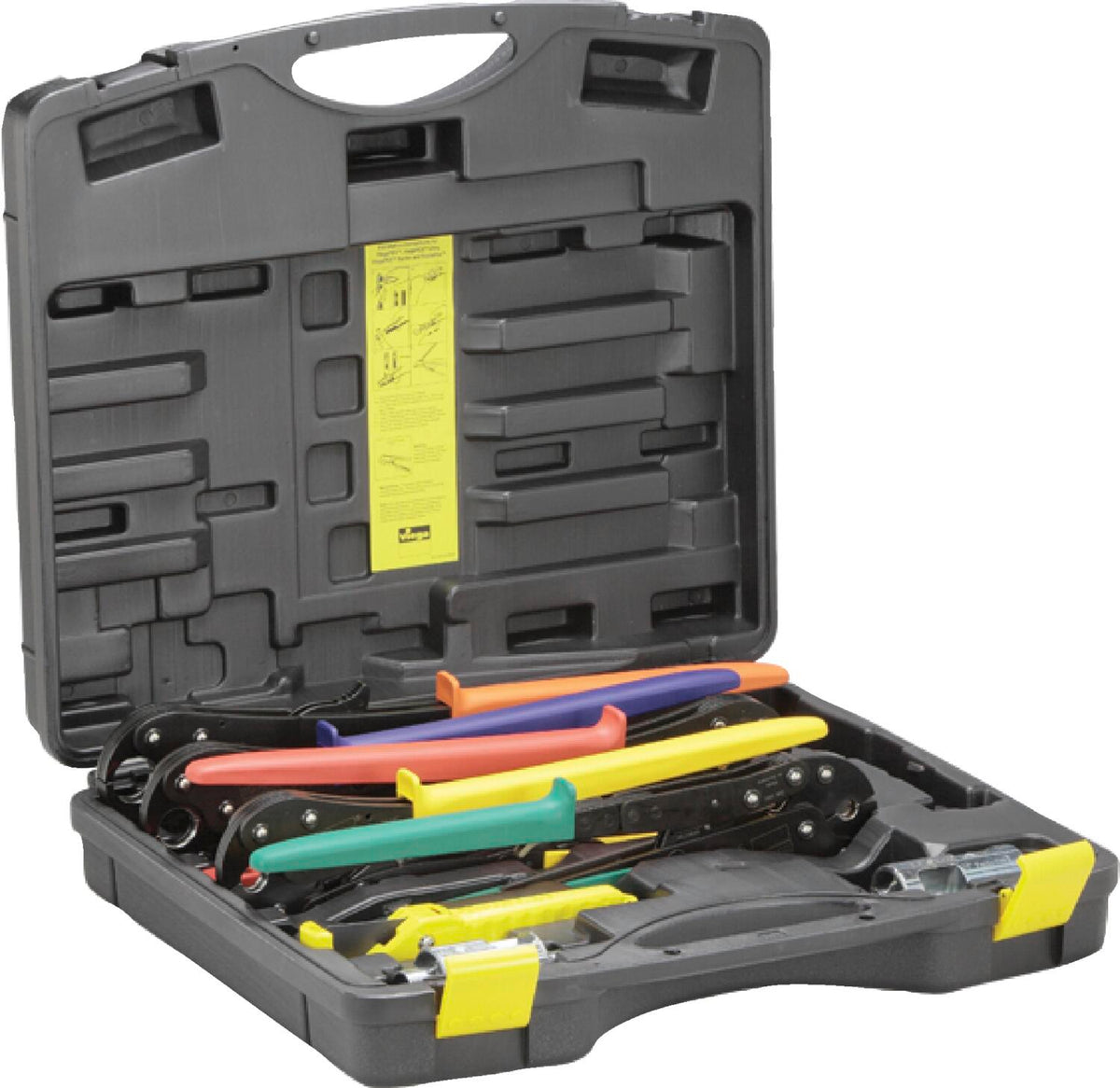 Viega 56030 PureFlow Press Complete Heating Tool Set, 3/8, 1/2, 5/8, 3/4, 1 in