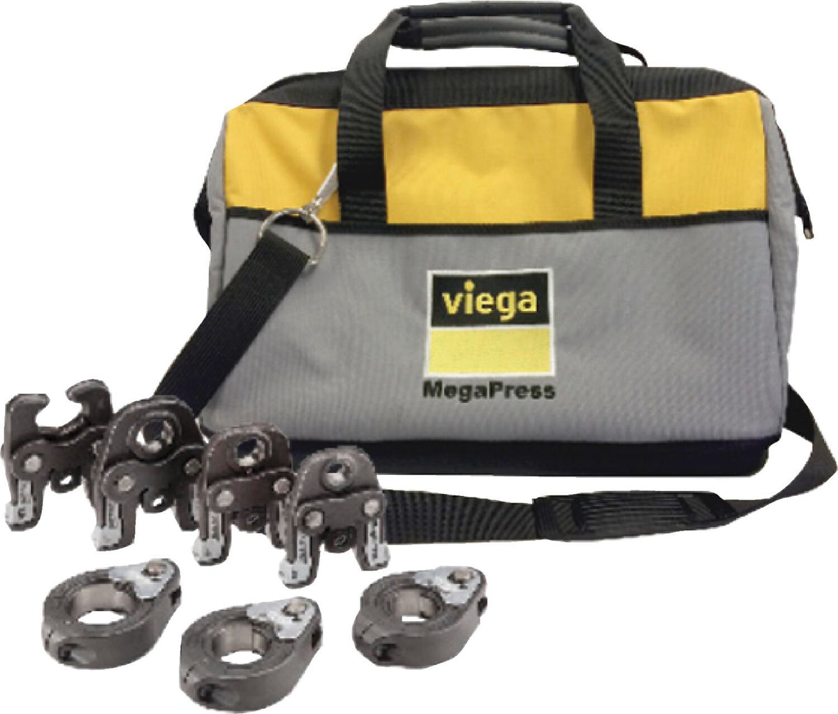 Viega 56013 MegaPress Standard Press Jaw and Ring Set, 1/2 - 2 in